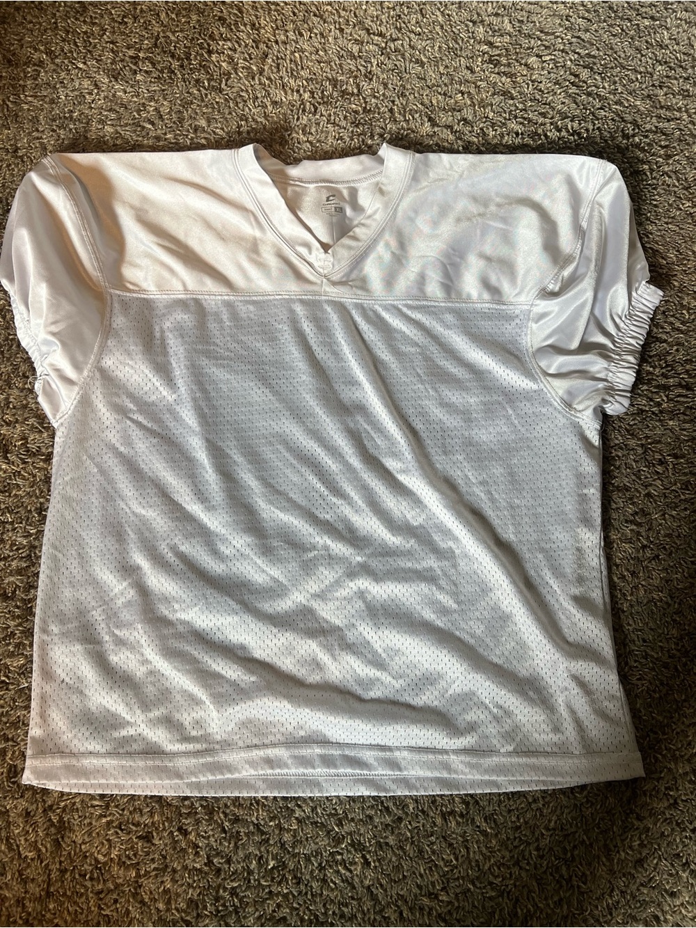 Men's White Performance Football Jersey